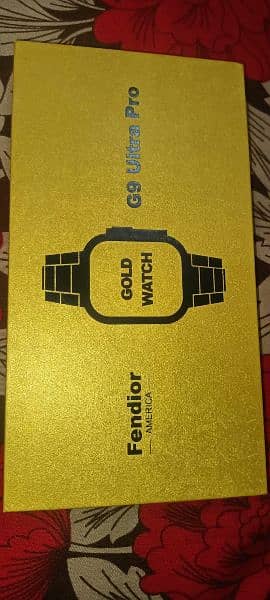 Gold SmartWatch G9 Ultra Pro Max with straps. 0