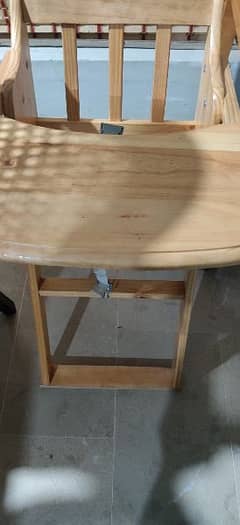 baby wooden high chair 0