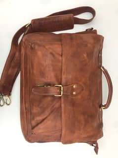 Leather Laptop bag / leather office bag 0