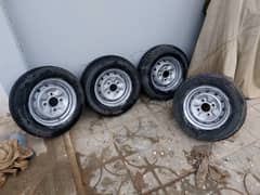 4 stubney 12'' inches rim size with 114 PCD size x 4 bolts