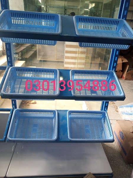 Vegetable racks | Fruit racks | Mega mart racks | Medical store rack | 1