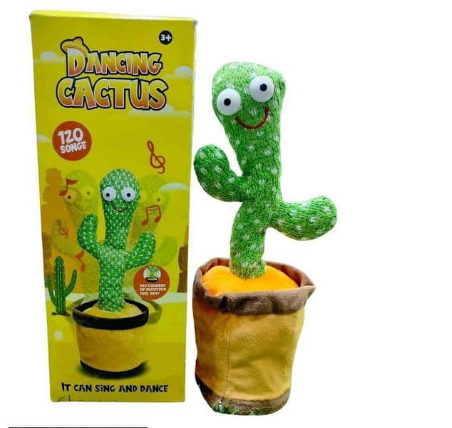 Dancing Cactus Plush Toy For Babies 1