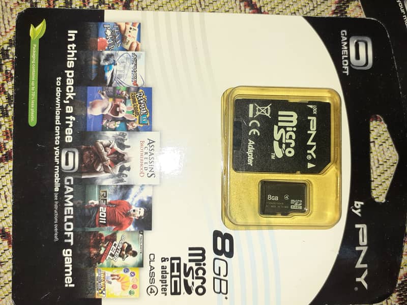 3 SD Memory Card 8GB Brand New 0