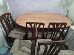 Dining Table with 6 Chairs 0