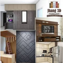 Jhang 3D kitchen & wardrobe