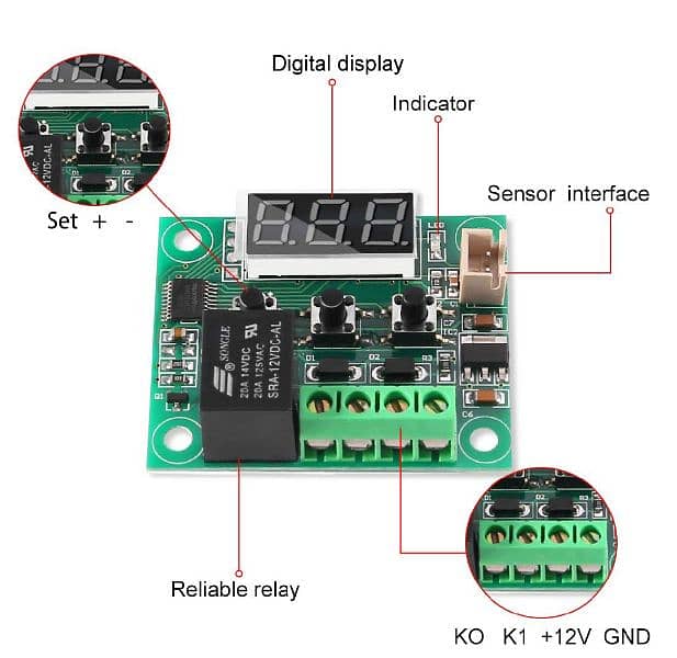 W1209 Temperature controller. Read ad Description. 1