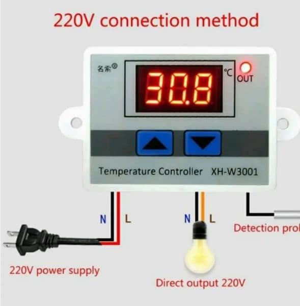 W1209 Temperature controller. Read ad Description. 3