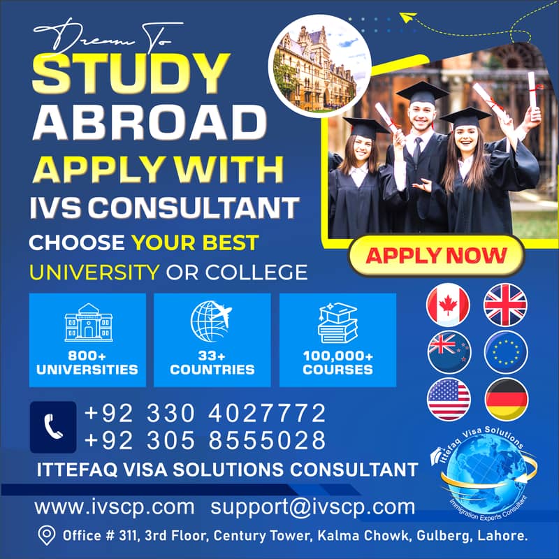 Study Abroad, Study Visa, Study in Australia, Canada, UK, Europe 1