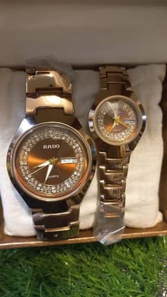 Original Rado Watches for men premium in brown color.