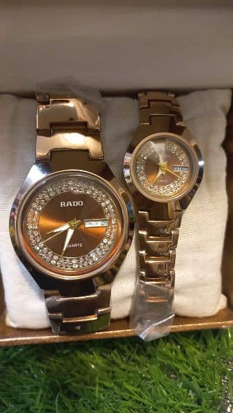 Original Rado Watches for men premium in brown color. 0