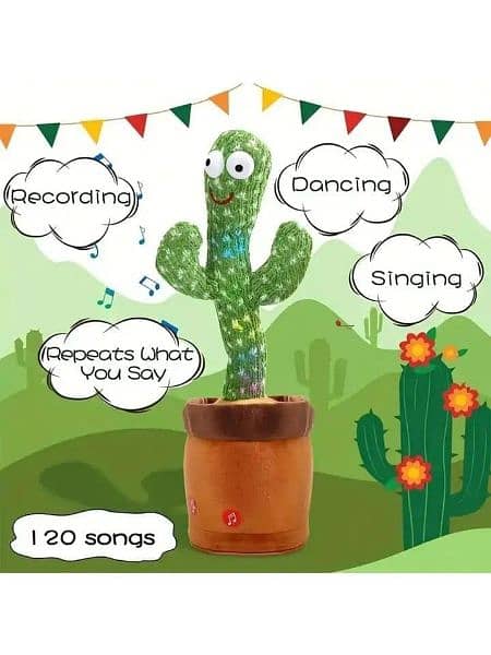 Dancing cactus toy for kids 1