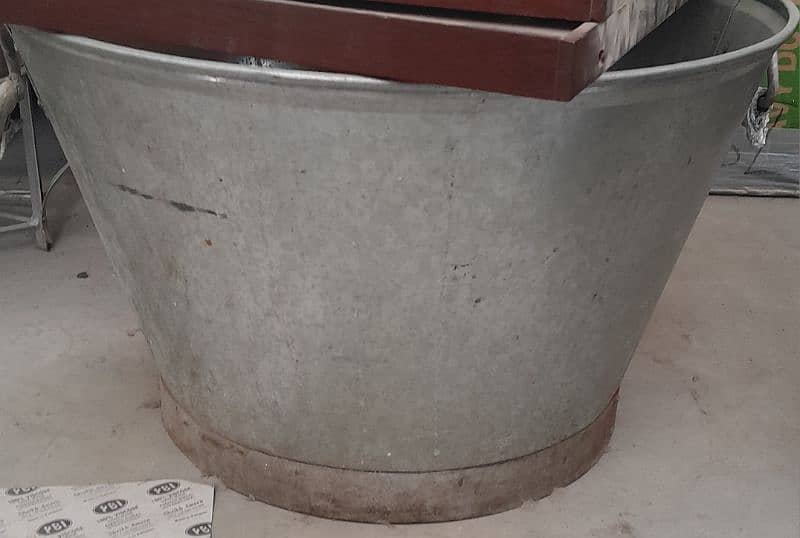 steel water drum and tub 0