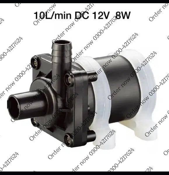 Mini water pump or AC air cooler pump DC 12V, 8watt, shafi 1