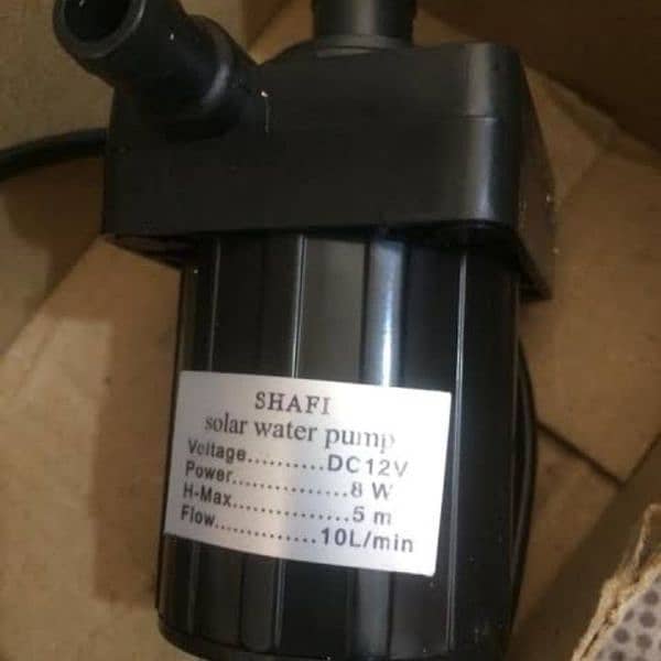 Mini water pump or AC air cooler pump DC 12V, 8watt, shafi 7