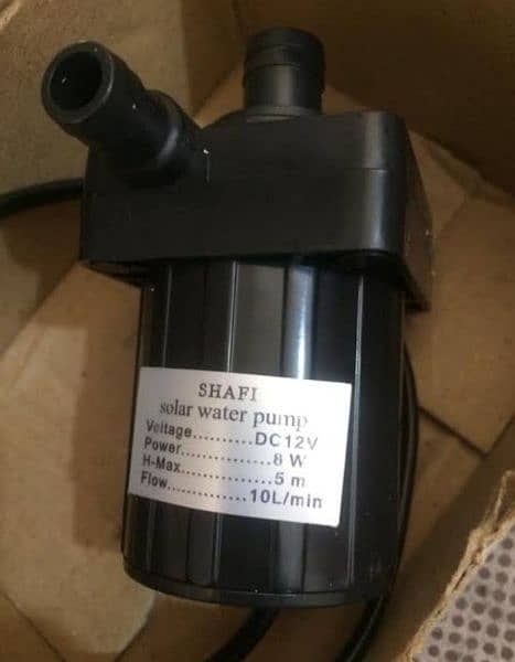 Mini water pump or AC air cooler pump DC 12V, 8watt, shafi 11