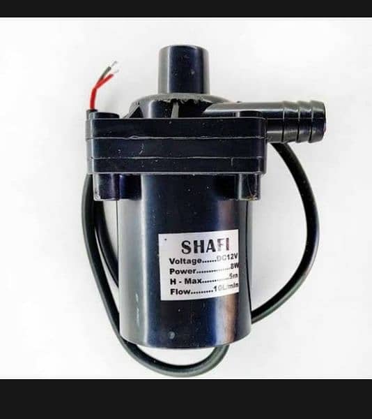 Mini water pump or AC air cooler pump DC 12V, 8watt, shafi 14