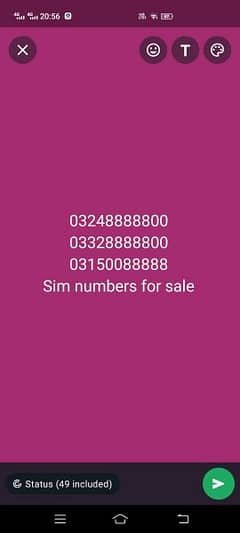 3 diamond sim numbers