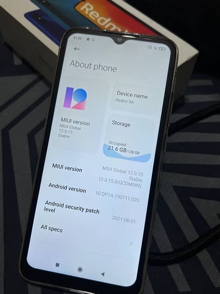 Redmi 9A 6GB 128GB 3