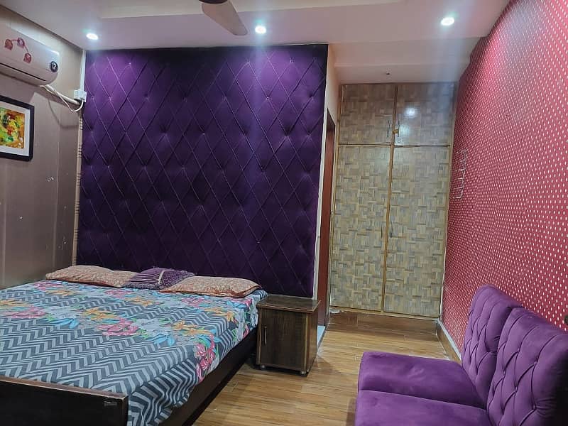 1 Bedroom Fully Furnished Flat For Rent in Block H-3 Johar Town Lahore. 1