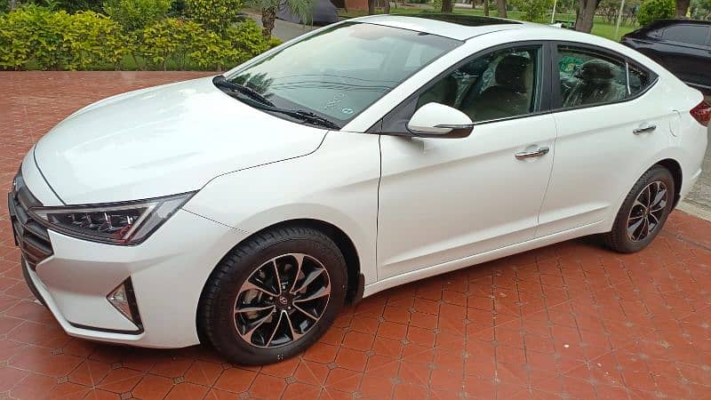 Hyundai Elantra GLS automatic 2024 white 2