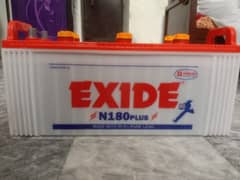 12 volt 180 empier Exide battery for sale