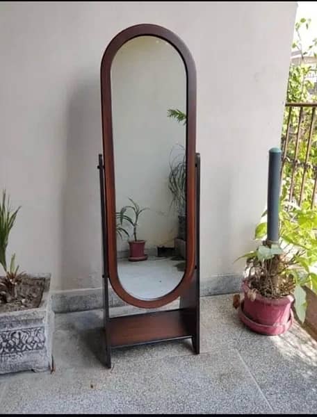 miror wooden stand 0