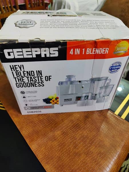 4 in 1 Blender Geepas Company 1