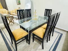 6 chair dining table