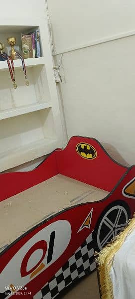 Kids Car Bunk Bed Urgent Sell 1 month used 2