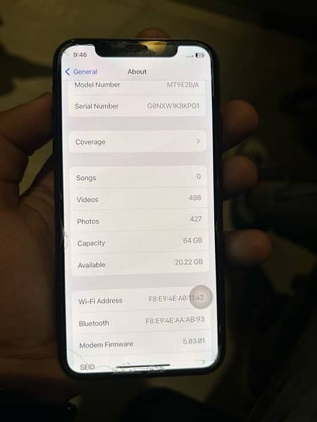 Iphone XS 64gb waterpack 2