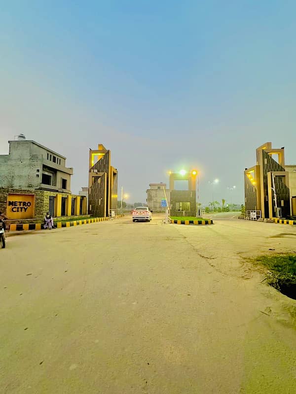 3 Marla Residential Plot For Sale In Metro City - GT Road Manawan Lahore 1