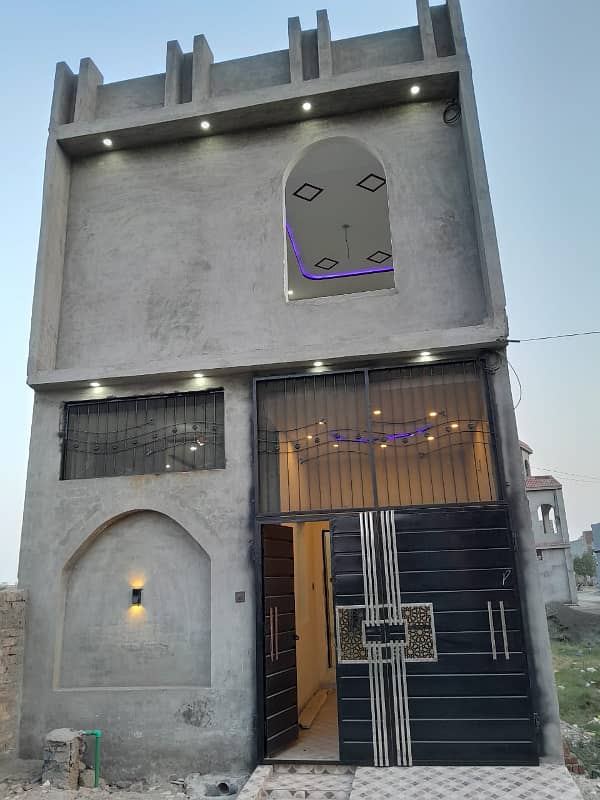 3 Marla Brand New House For Sale In Al Ahmad Gardens GT Road Manawan Lahore 0