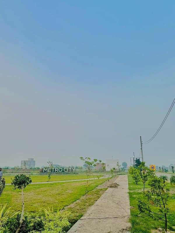 5 Marla Residential Plot For Sale In Metro City - GT Road Manawan Lahore 11