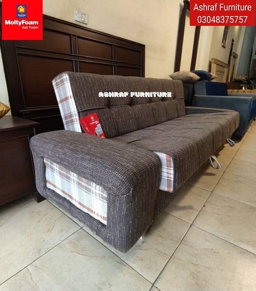 Double bed/Sofa cum bed/Double cumbed/Sofa/L Shape/Combed/Centre table 9