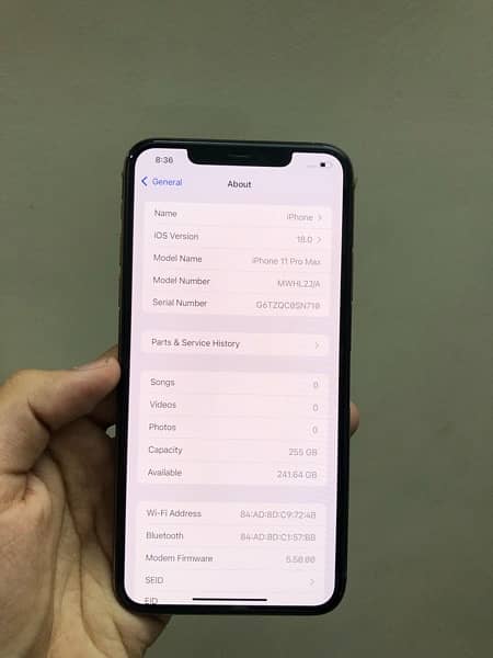 Iphone 11 pro max 256 gb 7