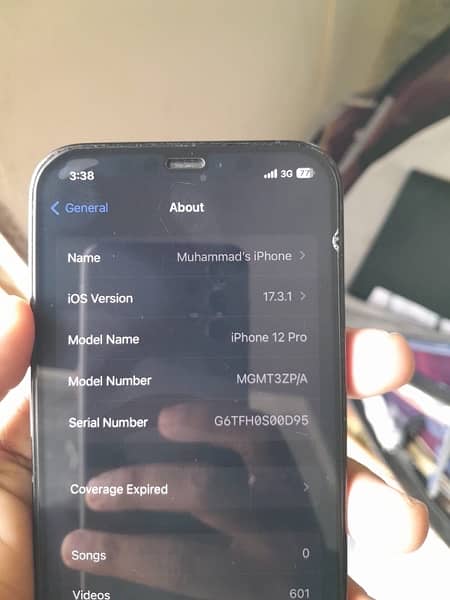 IPHONE 12 PRO | 256 | PTA APPROVED | WITH BOX | 80% Battery Health 5