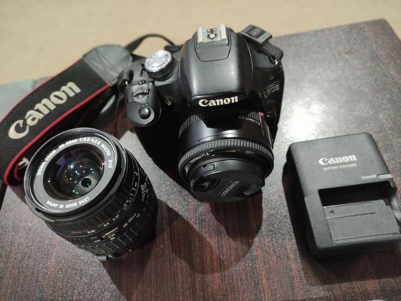 CANON EOS 500D With 50MM And 28-80 MACRO LENSES 1