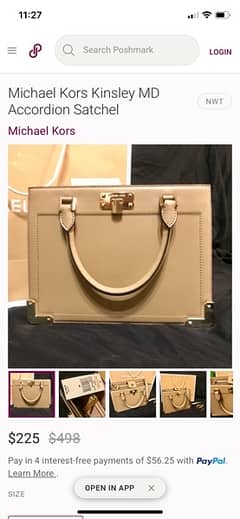 Michael Kors Kinsely hand bag