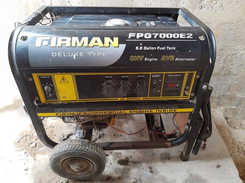 For Sale: Firman Deluxe Generator - 6.5 Gallon Fuel Tank 8