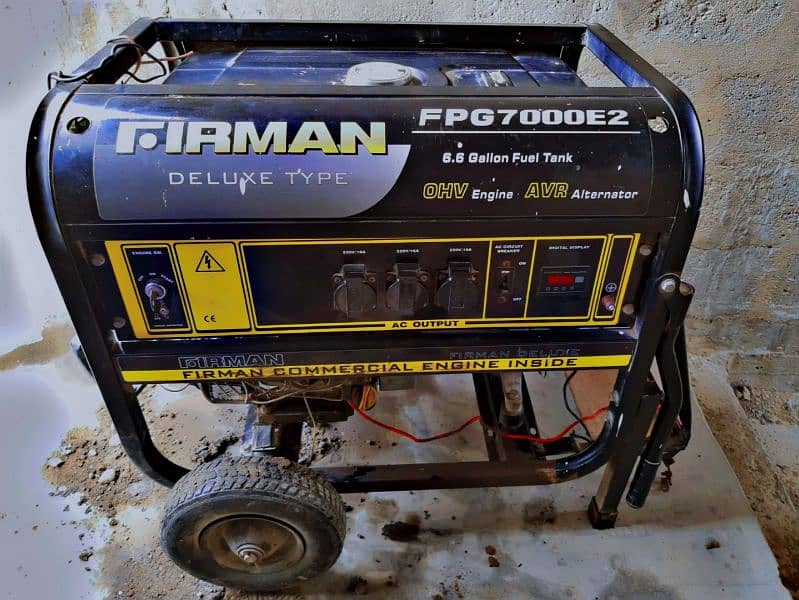 For Sale: Firman Deluxe Generator - 6.5 Gallon Fuel Tank 10