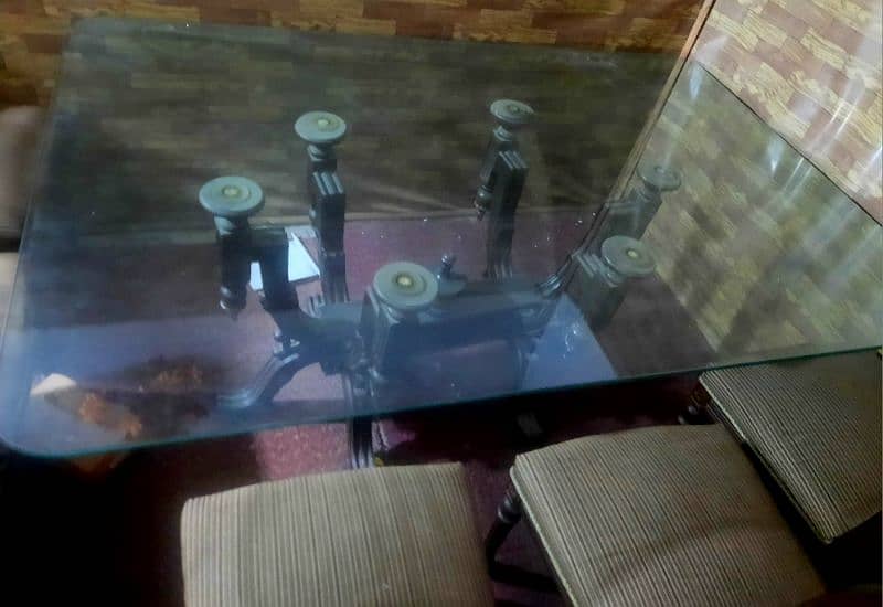 Dining Table with 6 Chairs & Centre Table for sale [3 Items] 3