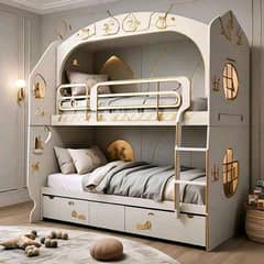 Bunk bed for kids available on demand