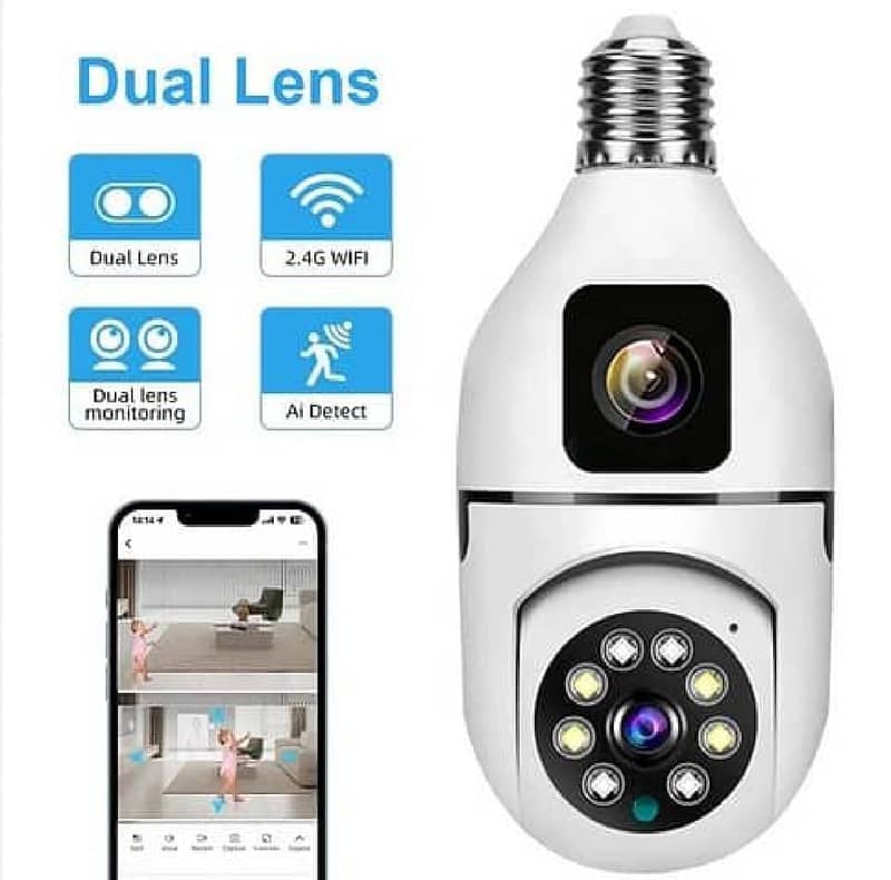 Security Camera Wifi Dual Lense 0