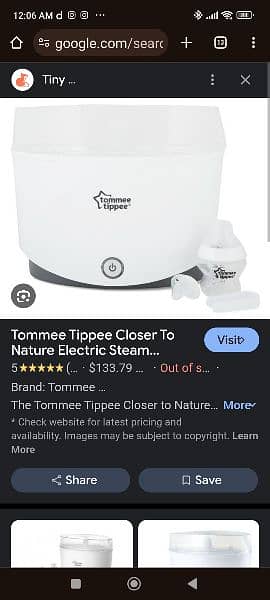 Tommie Tippee sterilizer for sale 1