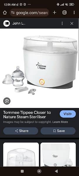 Tommie Tippee sterilizer for sale 2