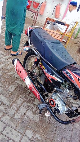 honda 125 with double saman watsup 03169757741 7