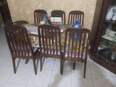 Wooden dining along with wooden chair. 0