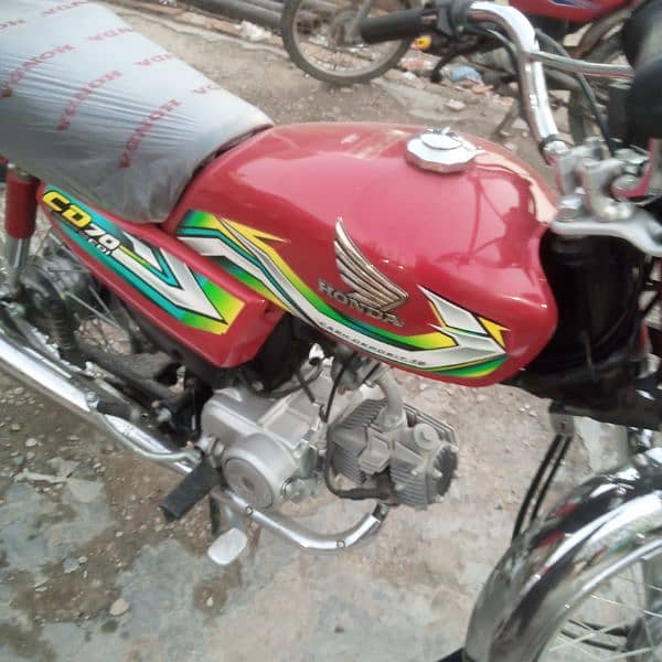 Honda CD 70 2023 all Punjab namber 6