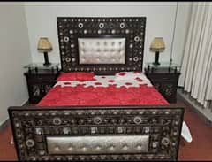 original wood king size bed