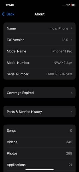 iphone 11pro 512Gb non pta 9